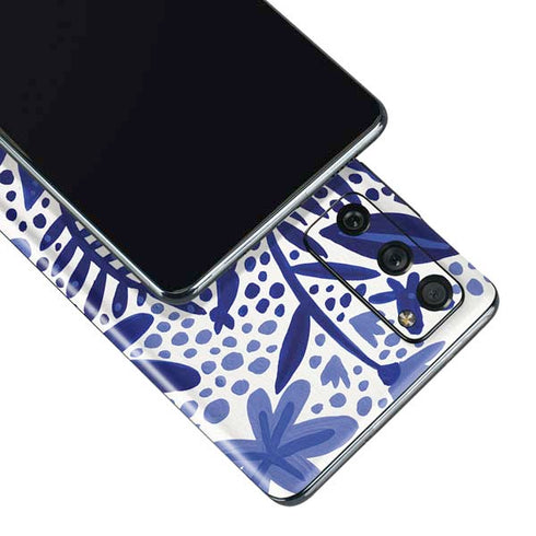 Cat Coq Blue Garden Galaxy S20 Fan Edition Skin